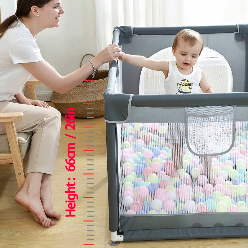 WonderPlay Foldable Baby Playpen Set