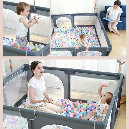 WonderPlay Foldable Baby Playpen Set