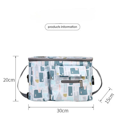 MommyOrganizer™️ Stroller Hanging Bag - Multifunctional Insulated Baby Carriage Diaper Bag