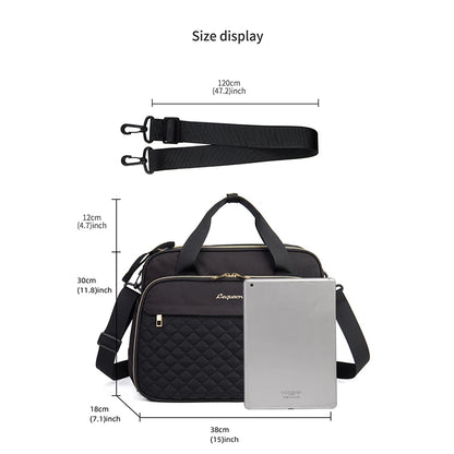 Black Elegance: New Style Waterproof Diaper Bag