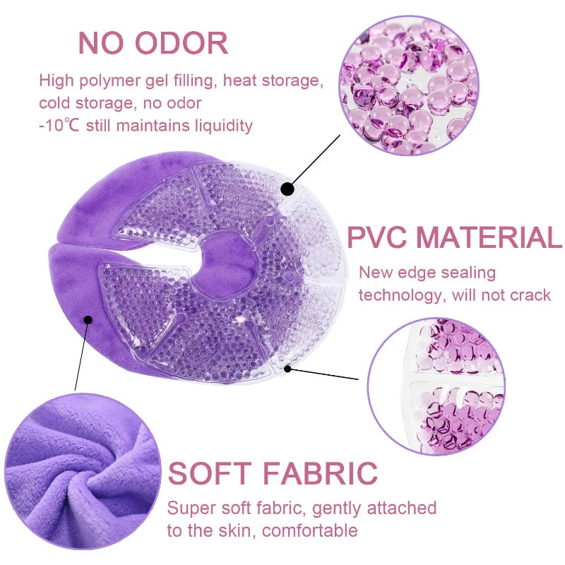 ComfortHeal Breast Therapy Pads: Hot Cold Gel Pads for Breastfeeding