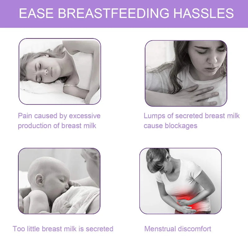 ComfortHeal Breast Therapy Pads: Hot Cold Gel Pads for Breastfeeding