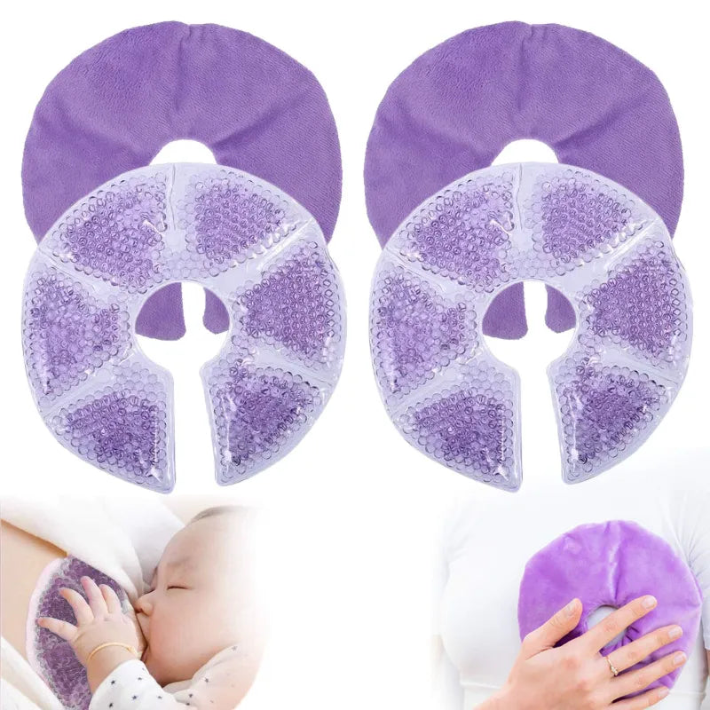 ComfortHeal Breast Therapy Pads: Hot Cold Gel Pads for Breastfeeding