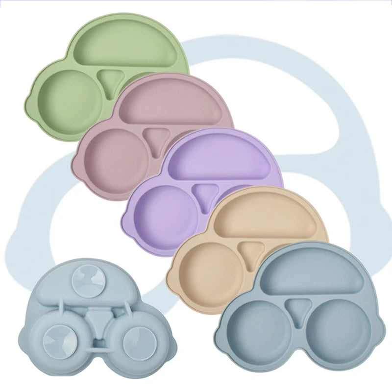 PurePlates: Stylish and Safe Silicone Children's Tableware Set