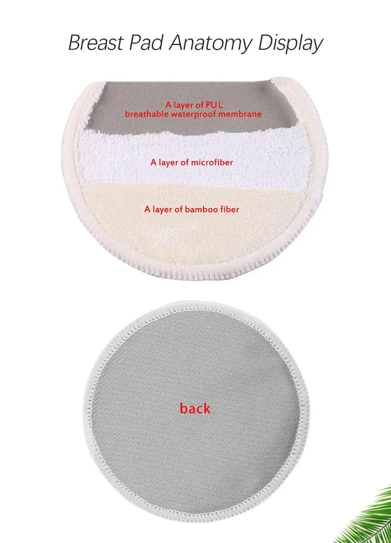 PureComfort Organic Breast Pads: Washable and Reusable Nipple Covers