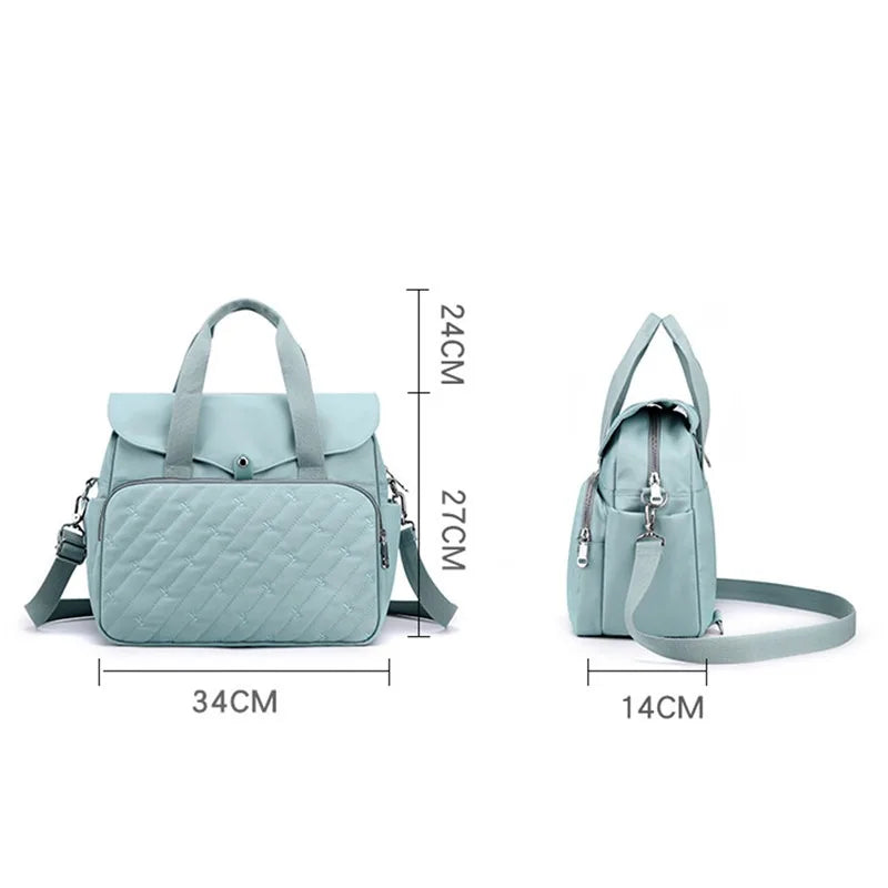 Product Name: MomEase 2024 - Fashionable Waterproof One-Shoulder Diaper Bag