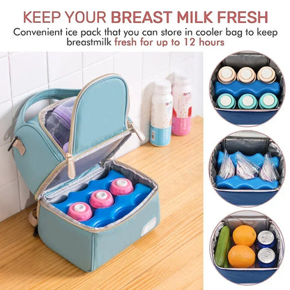 CoolKeeper™️ Double Layer Cooler Lunch Box Bag - Multifunctional Breast Milk and Food Storage Bag