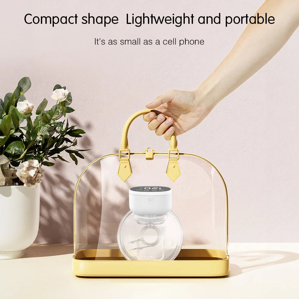 WhisperWear Duo: Silent Hands-Free Electric Breast Pump (2pcs) 180ml