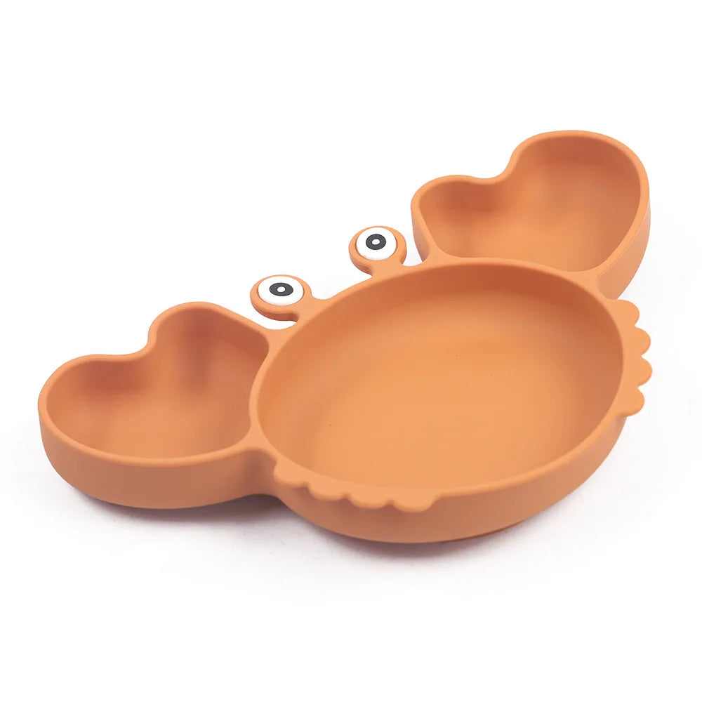 TinyTummy BabyCrab Delight 9Pcs Baby Silicone Feeding Set