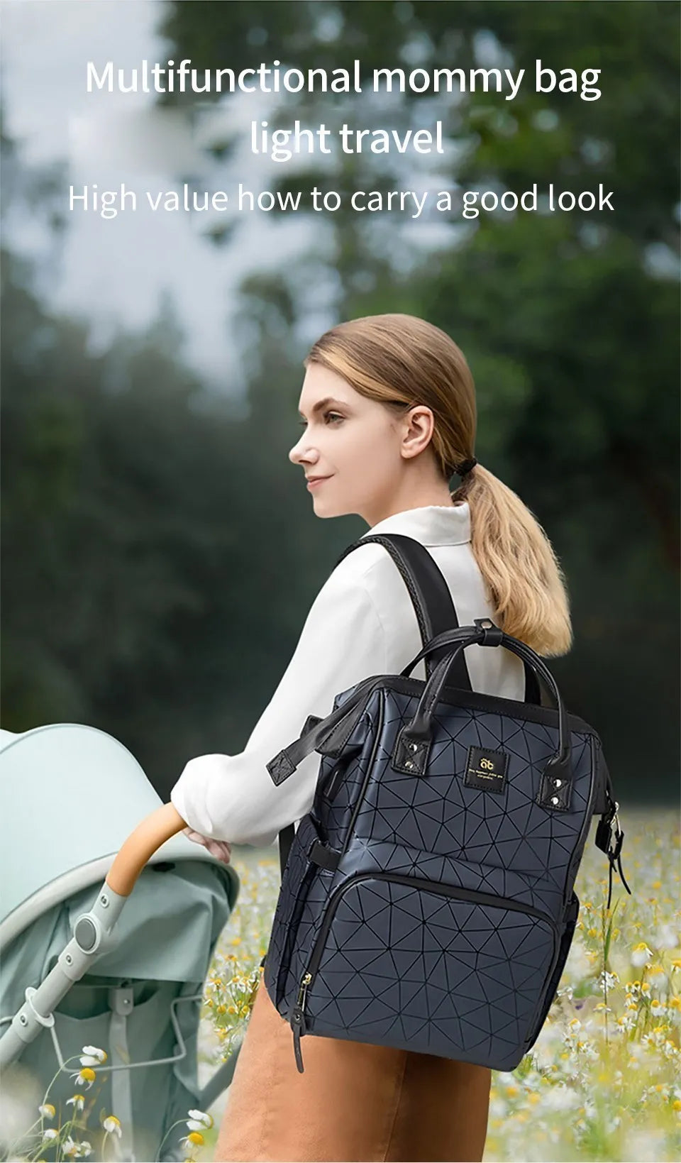 StylishMom Waterproof Diaper Backpack