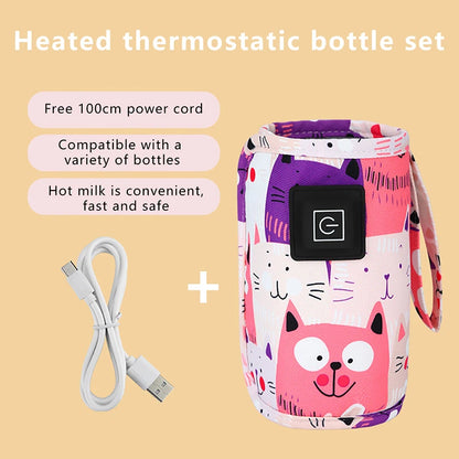 WarmNJoy USB Bottle Warmer: Travel Stroller Insulated Bag