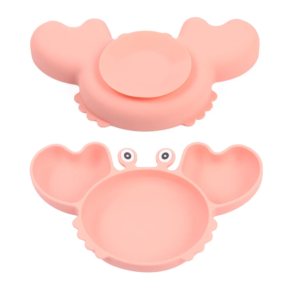 TinyTummy BabyCrab Delight 9Pcs Baby Silicone Feeding Set