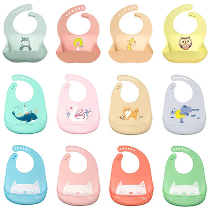 AquaGuard Baby Bibs: Waterproof and Cute Animal Prints