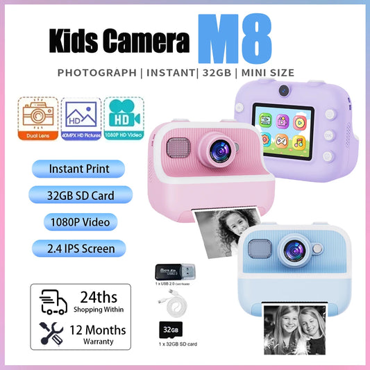 M8 Instant Print Children's Camera