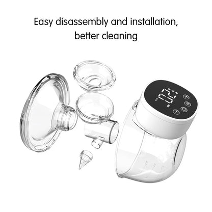 WhisperWear Duo: Silent Hands-Free Electric Breast Pump (2pcs) 180ml