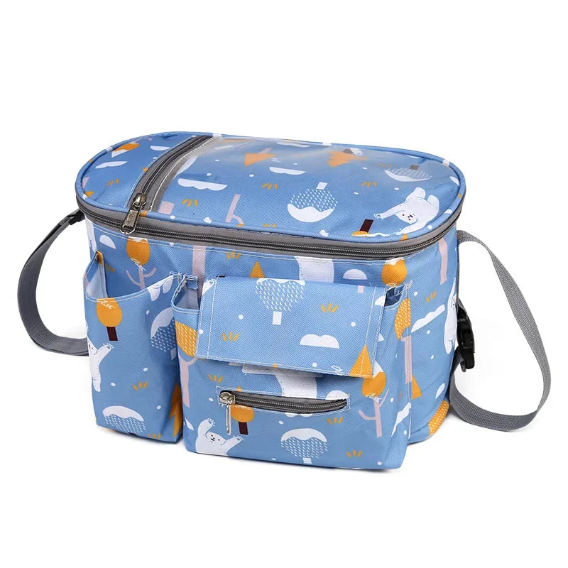 MommyOrganizer™️ Stroller Hanging Bag - Multifunctional Insulated Baby Carriage Diaper Bag