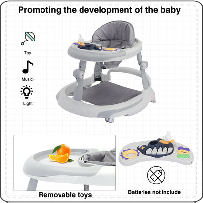 UBRAVOO Foldable Baby Walker with O-shaped Legs