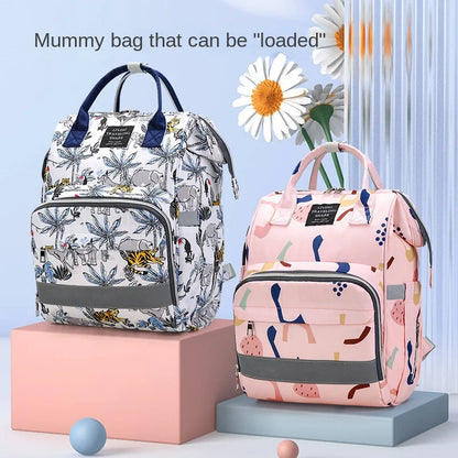 Portable Insulated Baby Bottle and Diaper Organizer Bag