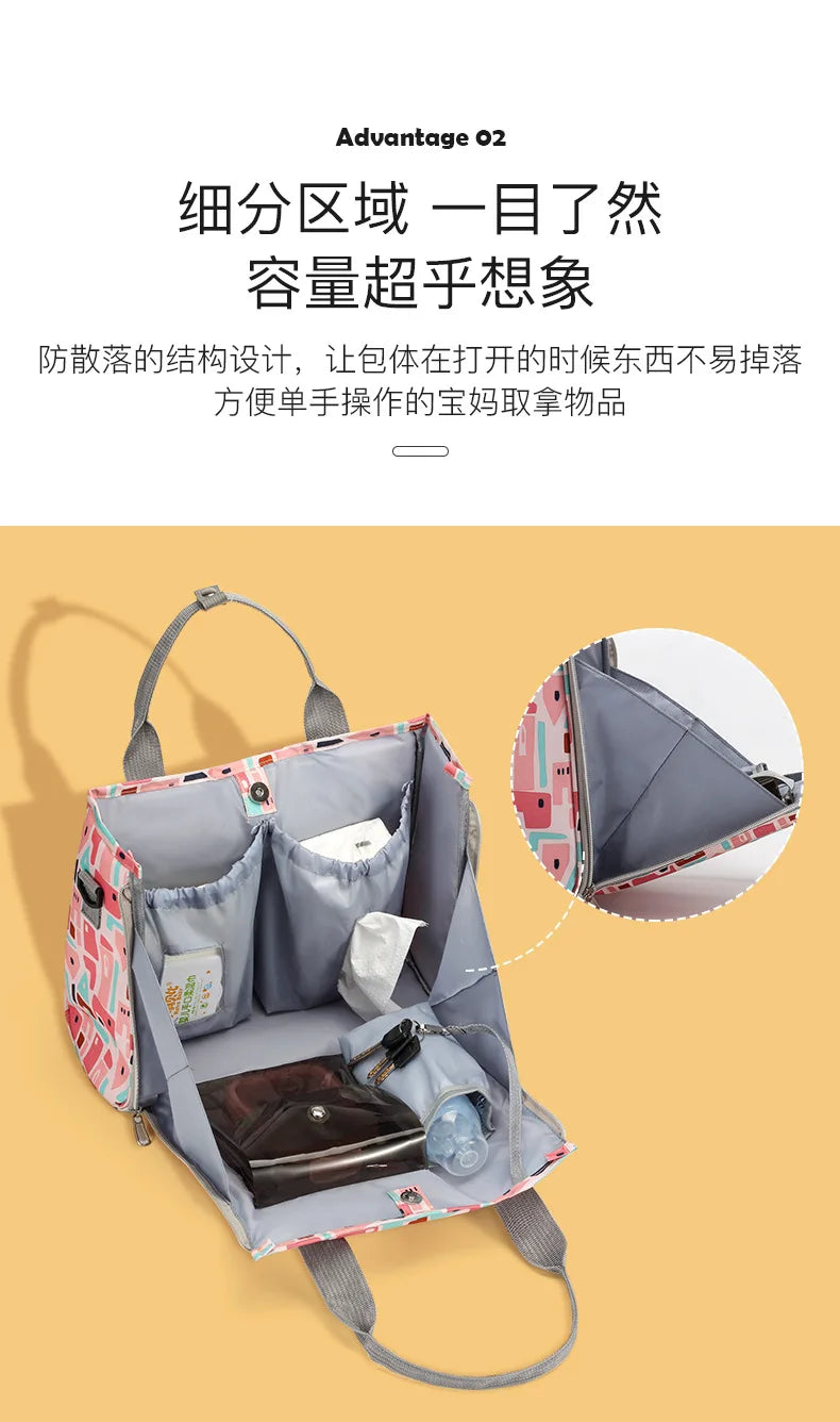 Multifunctional Mom Diaper Bag