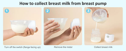 "MomEase Express: Wireless Wearable Breast Pump"