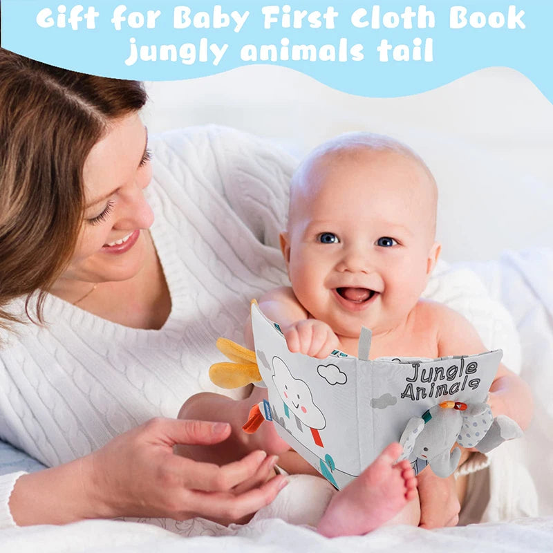 TouchWonder Soft Baby Books: 3D Touch Experience High Contrast Cloth Book