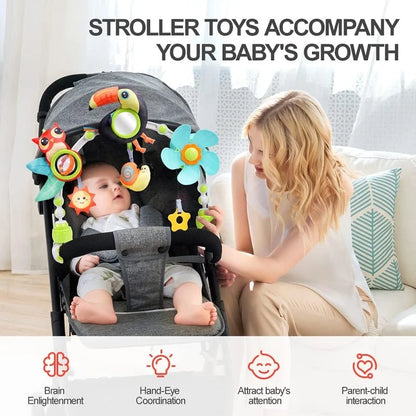 MelodyMates Stroller Arch: Clip-On Musical Sensory Toy