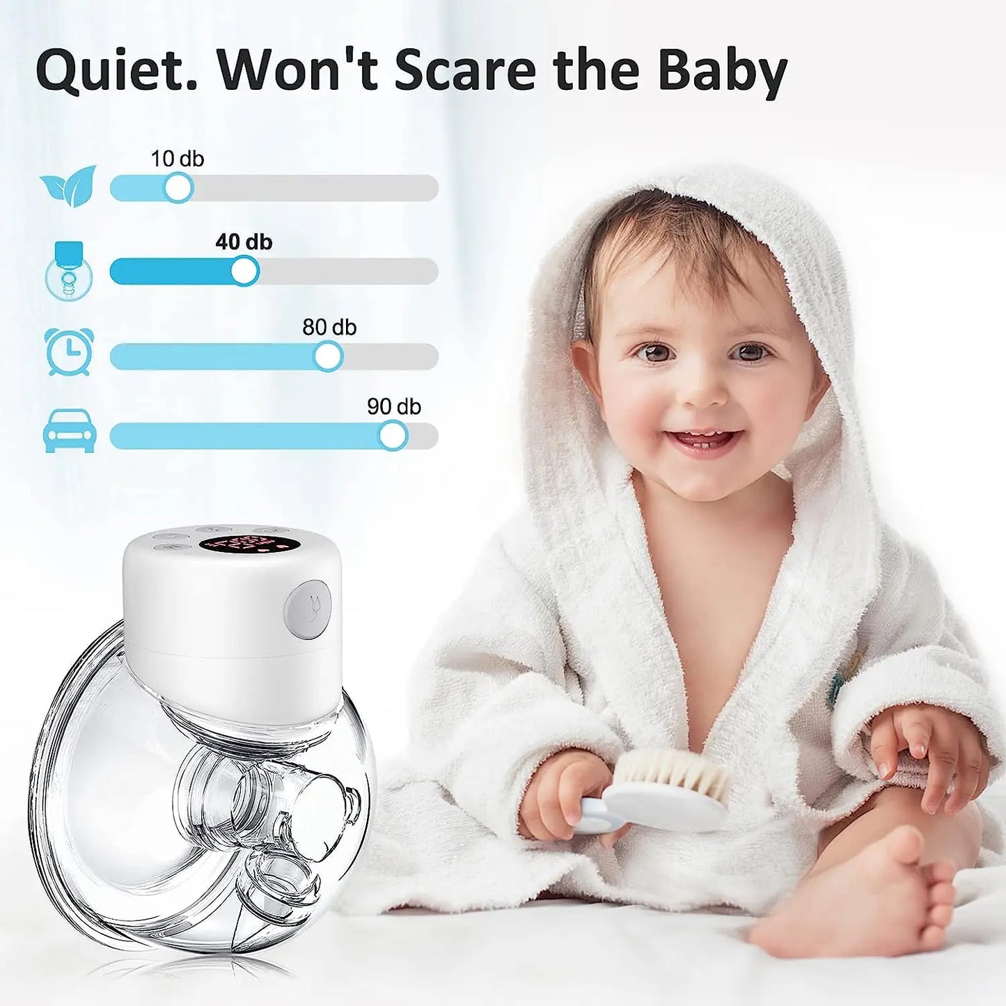 "MomEase Express: Wireless Wearable Breast Pump"