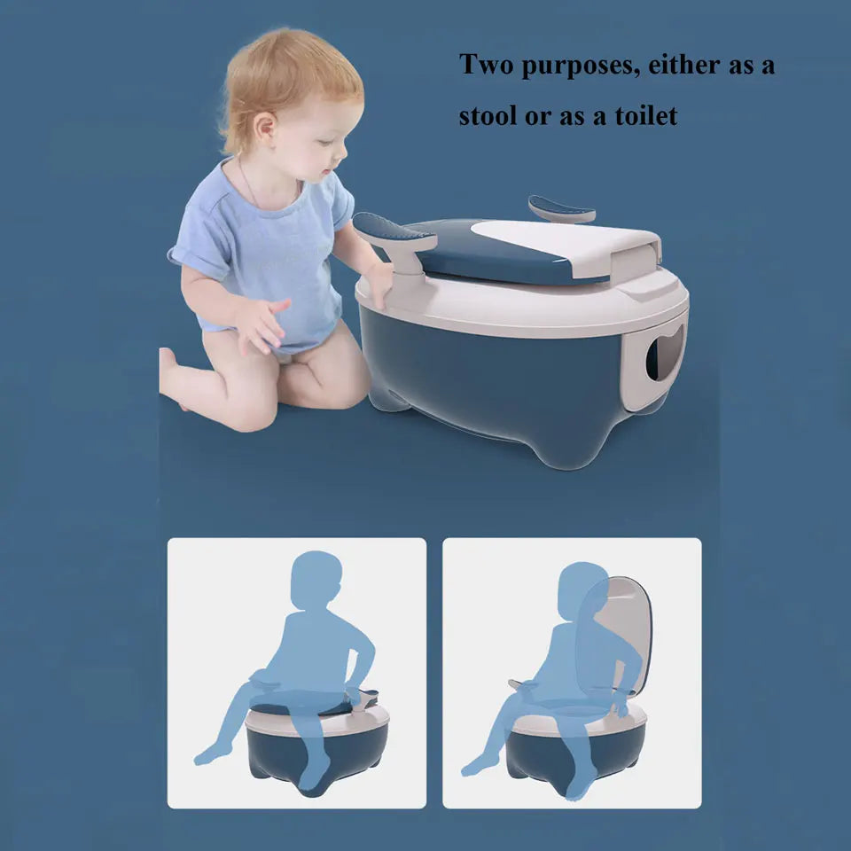 Cartoon Penguin Portable Baby Potty Training Seat