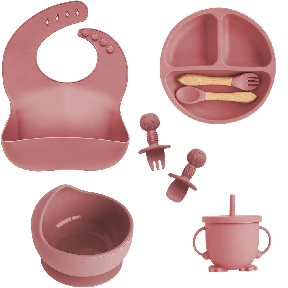 SuctionJoy Kids Silicone Tableware Set