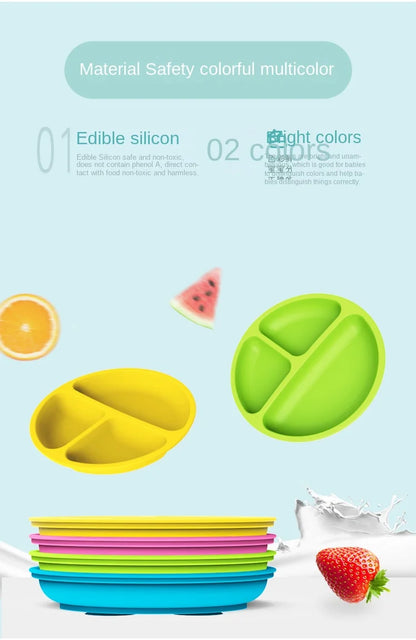 PurePlates: Stylish and Safe Silicone Children's Tableware Set