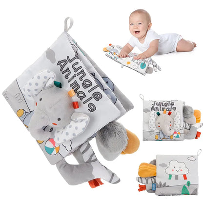 TouchWonder Soft Baby Books: 3D Touch Experience High Contrast Cloth Book