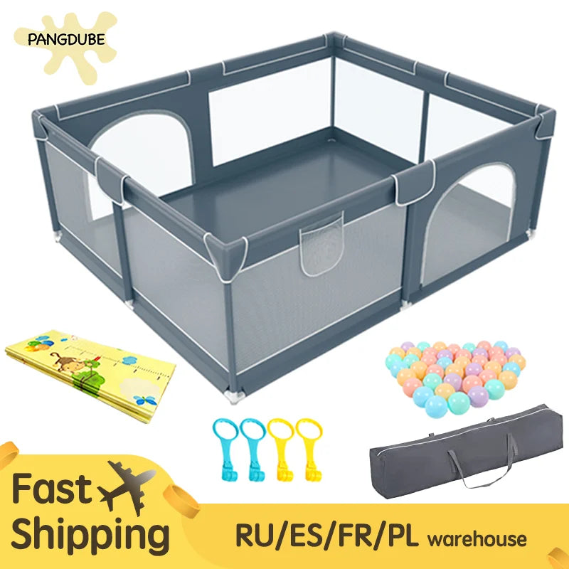 WonderPlay Foldable Baby Playpen Set