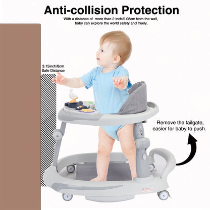 UBRAVOO Foldable Baby Walker with O-shaped Legs